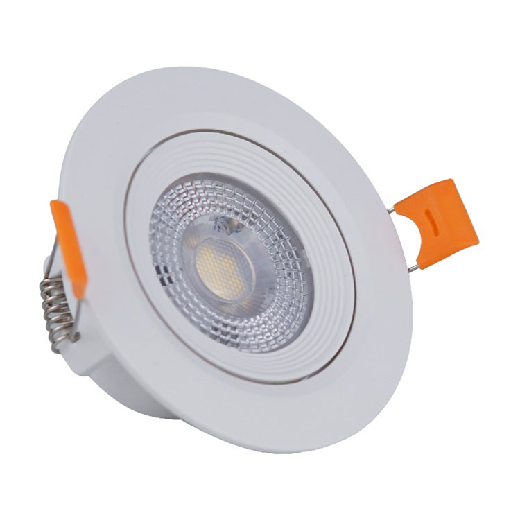 Varmhvit innfelt LED-takspotlight